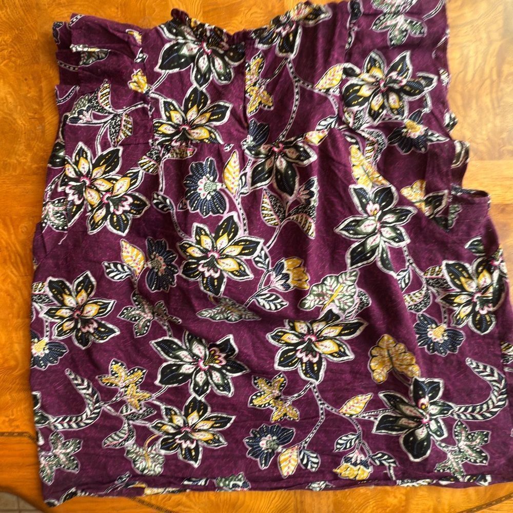Floral Purple Sleeveless Top